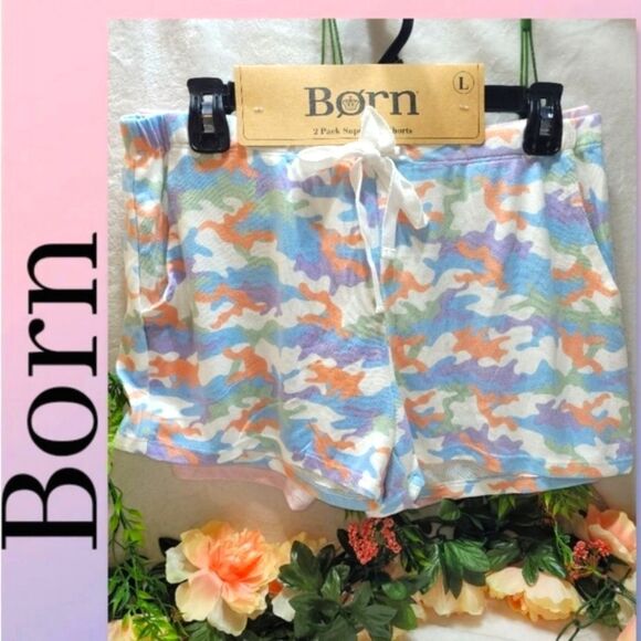 Born 2pk Shorts in colored Camo SOFT !! - Picture 1 of 11
